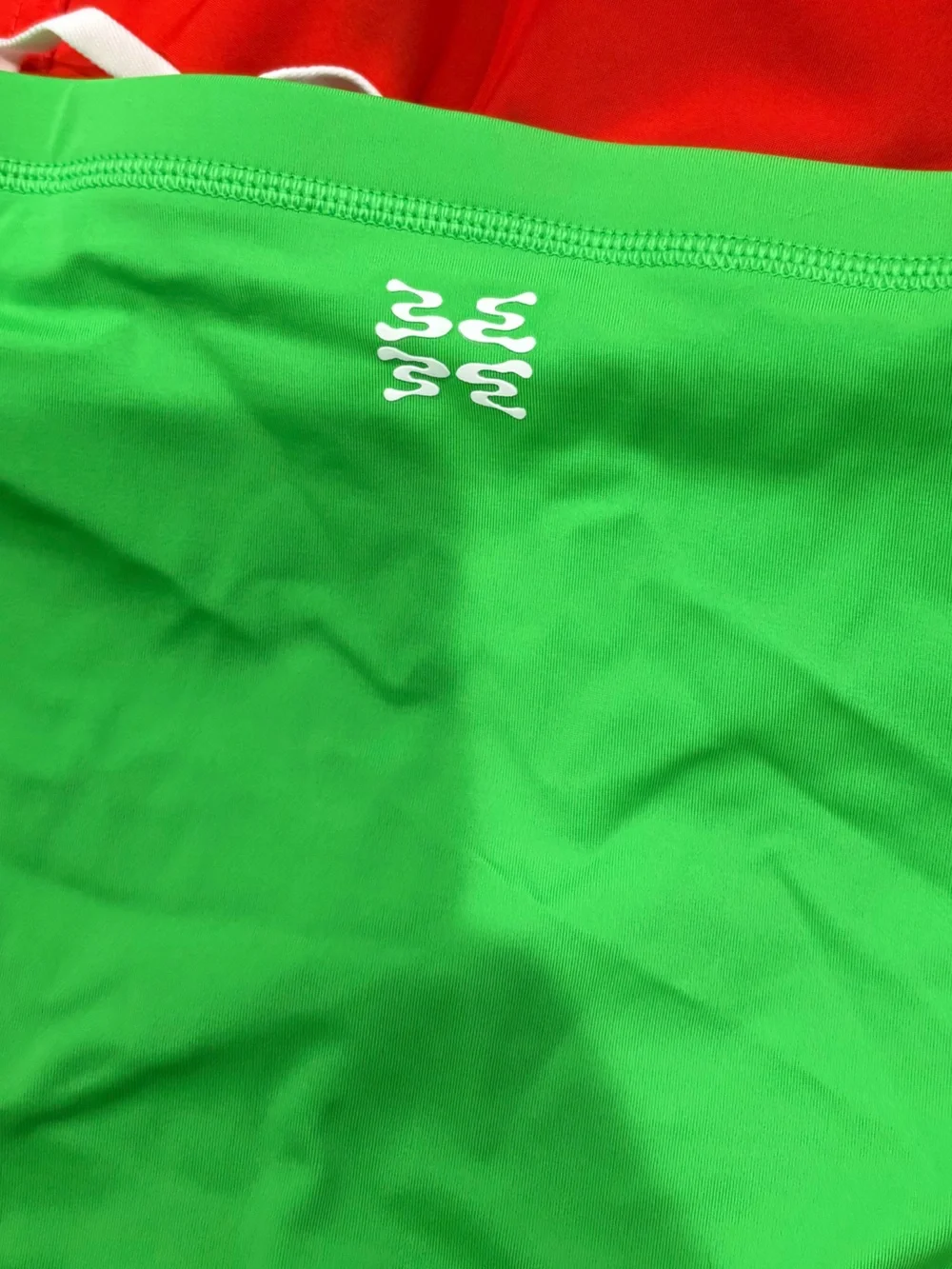 Woxer Mid-rise swim brief Bikini Swim Kelly Green with UPF 50+ Lycra Size M